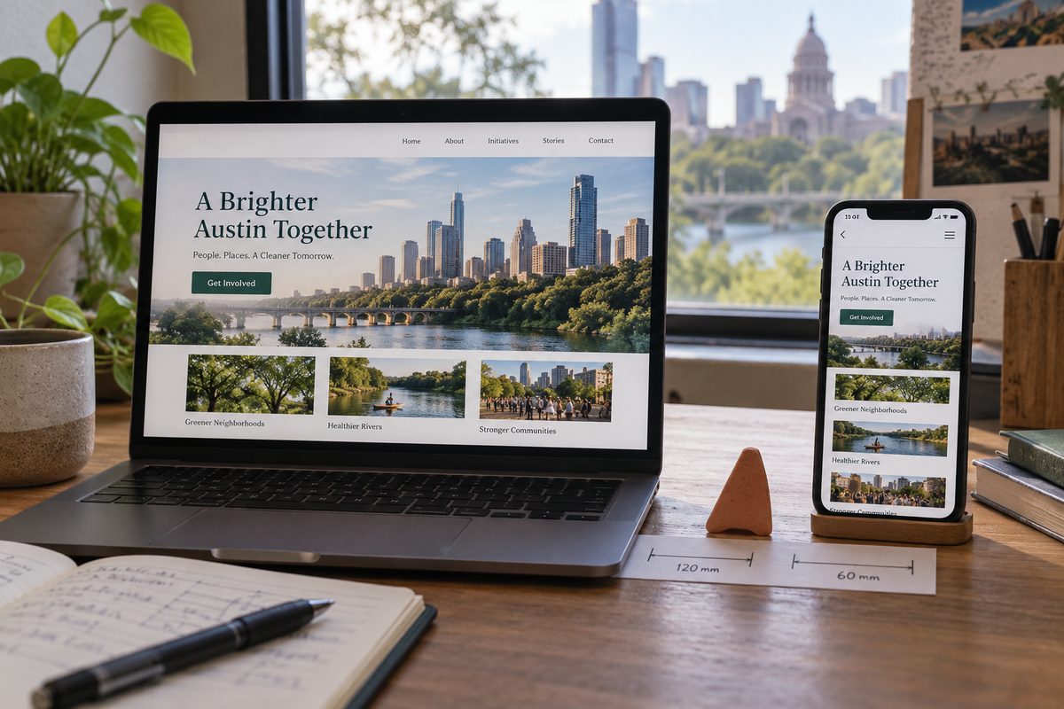 Two responsive route versions compared